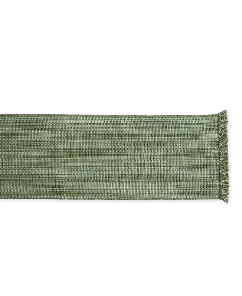 Design Imports Variegated Fringe Table Runner