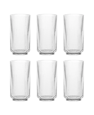 Abode Homewares Mesa Acrylic Drinking Glasses, Set of 6