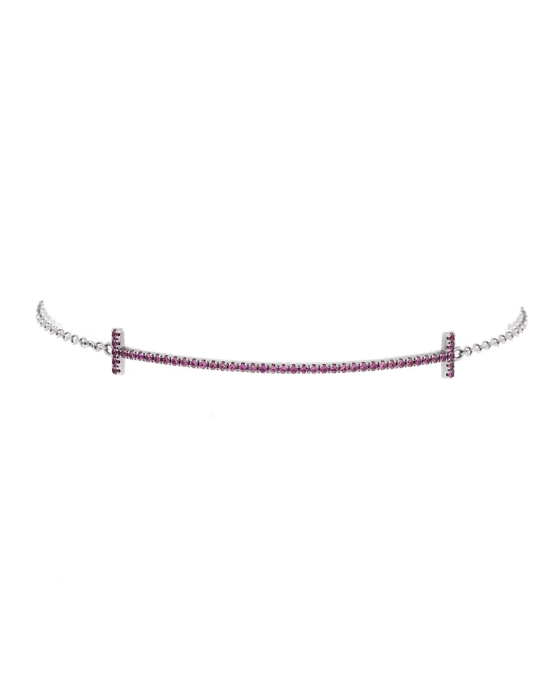 Pre-Owned Tiffany & Co T Smile Chain Bracelet