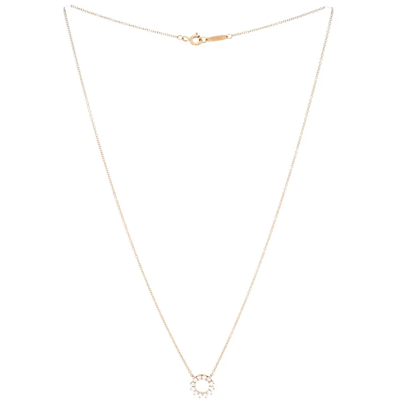Pre-Owned Tiffany & Co Open Circle Pendant Necklace