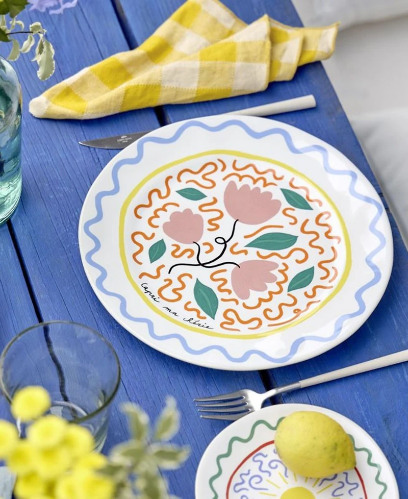 Costa Nova Summer Bliss Dinner Plates, Set of 4