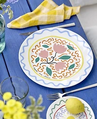 Costa Nova Summer Bliss Dinner Plates, Set of 4