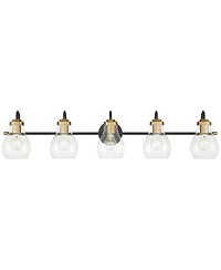 Possini Euro Design Brade 39.5" Wide 5 Light Bath Light Fixture