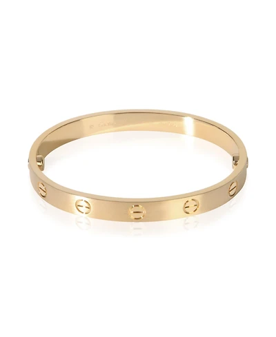 Pre-Owned Cartier Yellow Gold Brushed Finished Love Bracelet