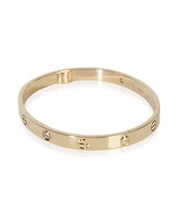 Pre-Owned Cartier Yellow Gold Diamond Love Single Screw Closure Bracelet