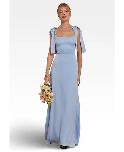 Maids to Measure Women's Allegra Tie Shoulder Bridesmaid Dress