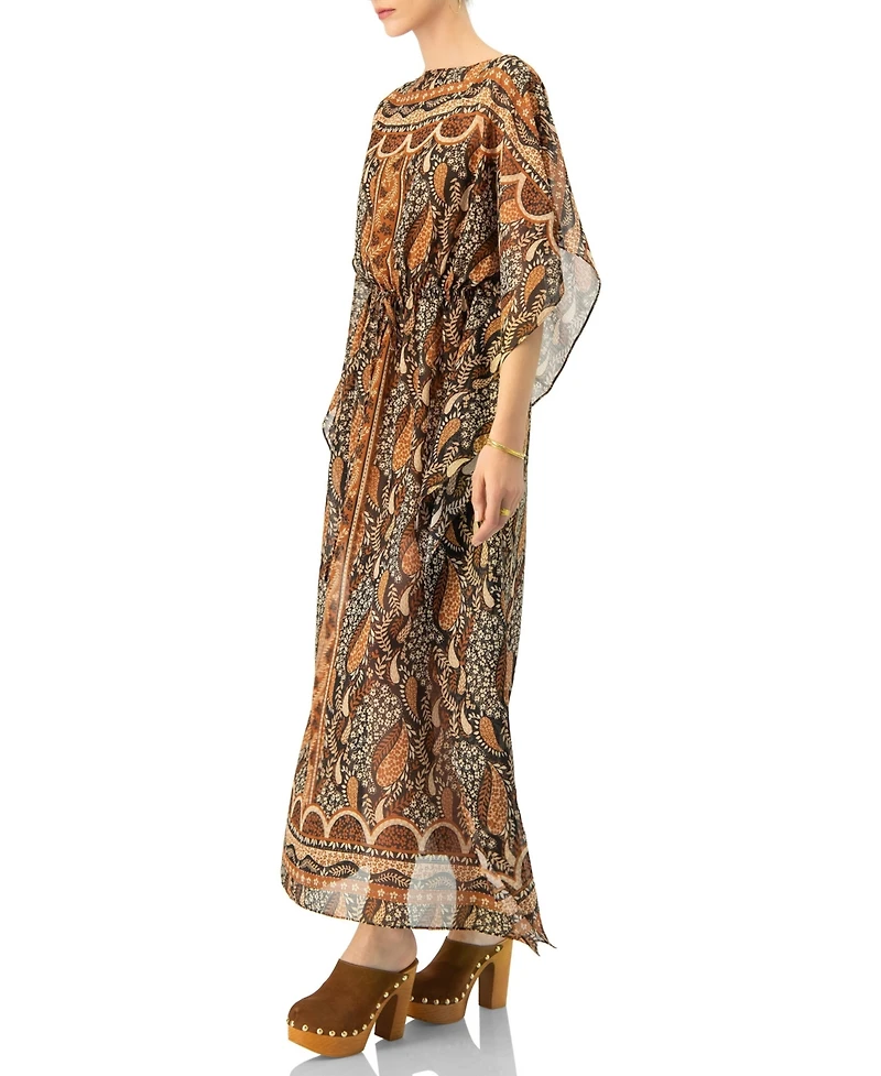 Ivonne Women's Long Batwing Sleeve Dress