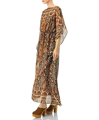 Ivonne Women's Long Batwing Sleeve Dress
