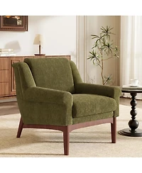 Streamdale Furniture Mid-Century Modern Accent Chair with Flared Arms