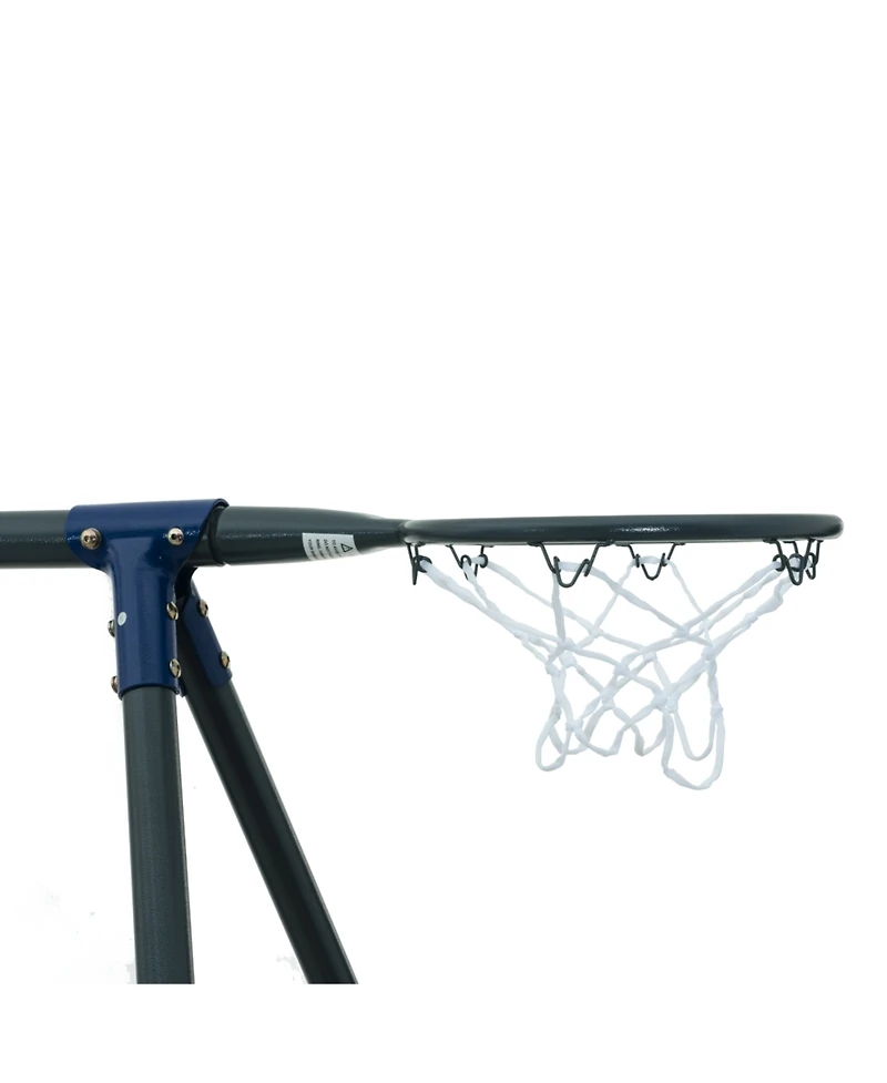 Streamdale Furniture Boys Thrilling Saucer Swingset with Slide