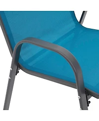 Streamdale Furniture 6pc Patio Chairs with Armrest and High Backrest