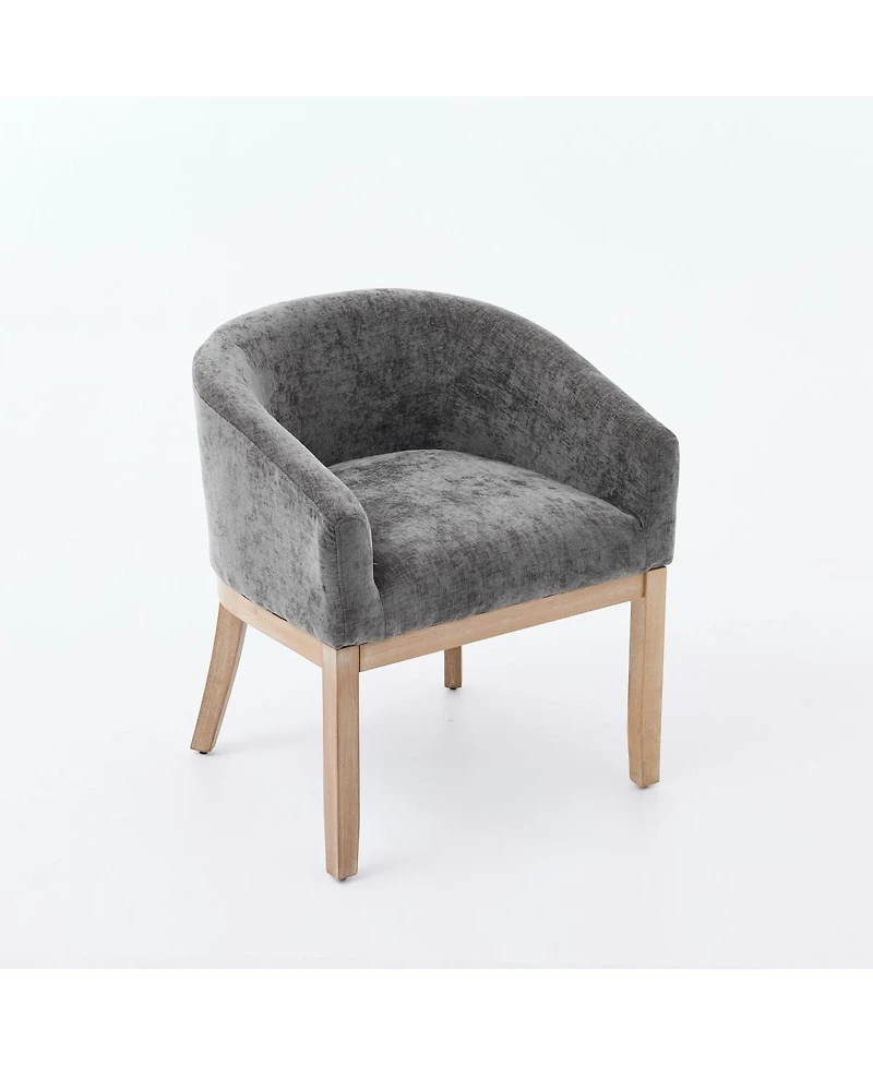 Streamdale Furniture Mid Century Barrel Dining Chairs