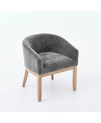 Streamdale Furniture Mid Century Barrel Dining Chairs