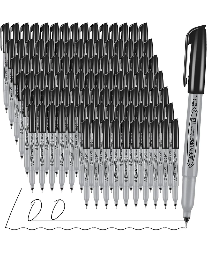 Gnuadz Permanent Markers Fine Point Quick Drying Fade Resistant
