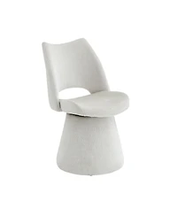 Streamdale Furniture Modern Chenille Accent Chair with Hollow Back