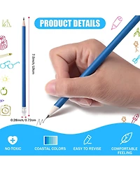 Gnuadz Pencils Eraser Wooden Drawing Sketching Office 36 Pack
