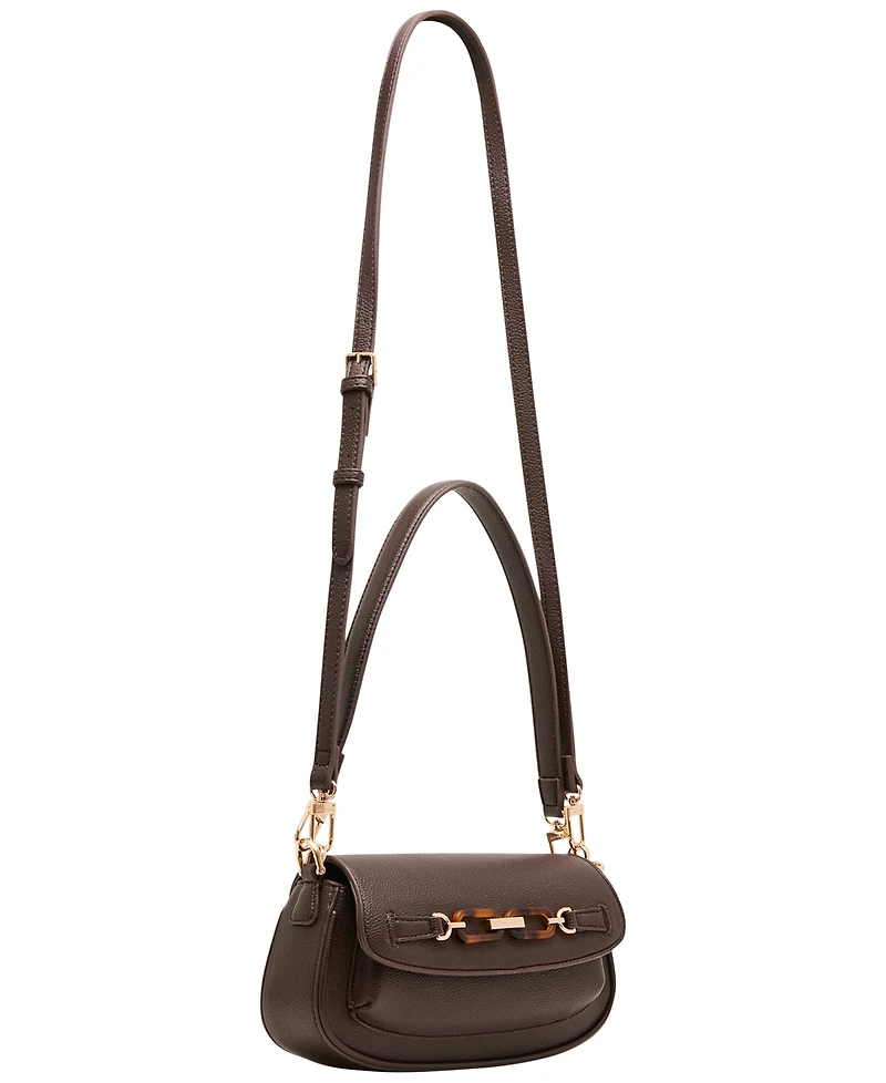Anne Klein Convertible Flap Small Shoulder Handbag