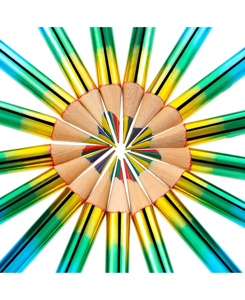 Gnuadz Pencils 4-in-1 Wooden Art Gifts 96-count