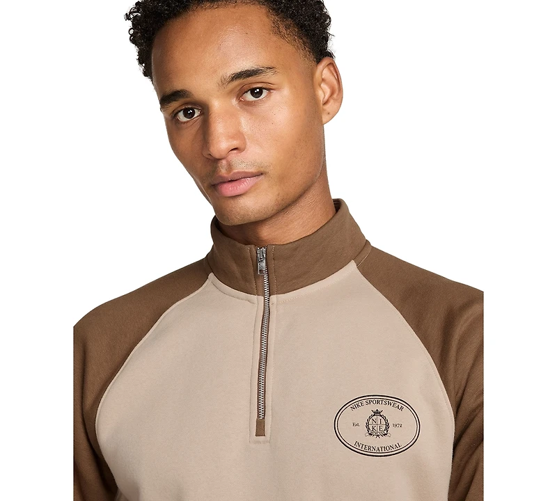 Nike Men's Sportswear Club Half-Zip Fleece Top