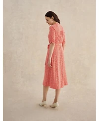 Hobbs London Women's Cathy 3/4 Sleeve Jersey Midi Dress