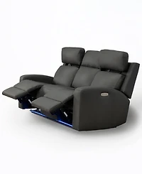 Hewitt 85" Leather Power Reclining Sofa