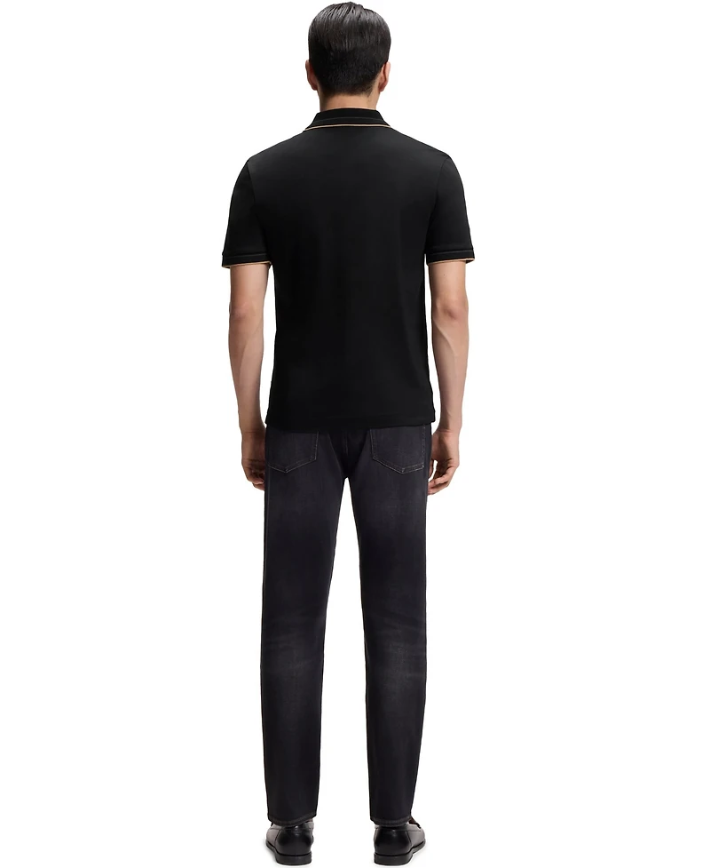 Boss by Hugo Men's Mercerised Cotton Slim-Fit Polo Shirt