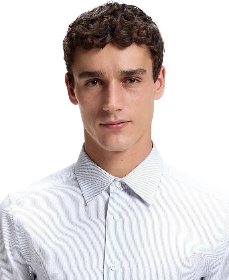 Boss by Hugo Men's Cotton Slim-Fit Striped Dress Shirt