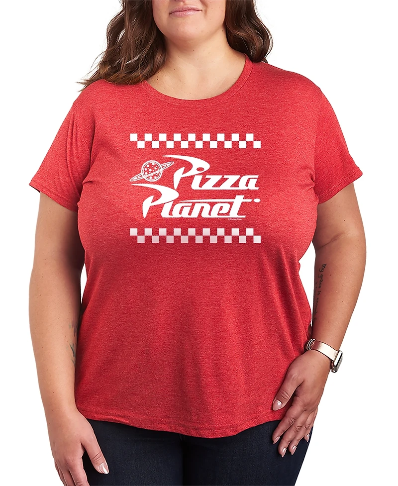 Hybrid Apparel Plus Toy Story Pizza Planet Short-Sleeve Graphic T-Shirt