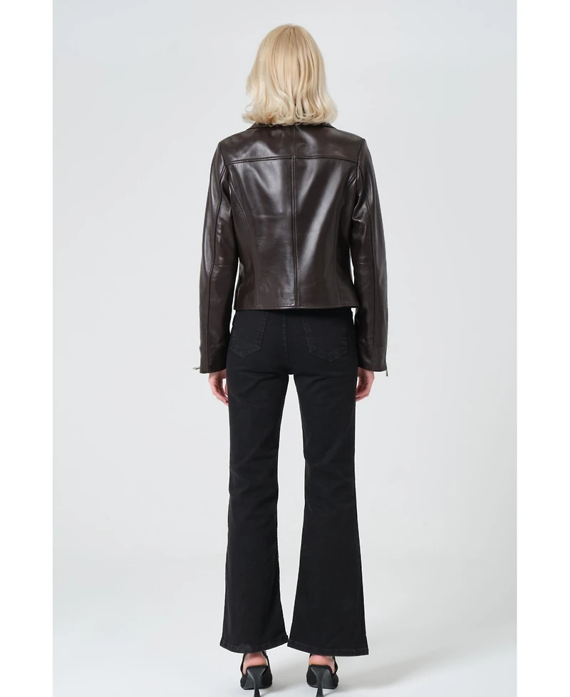 Furniq Uk Women's Leather Jacket Created for Macy's