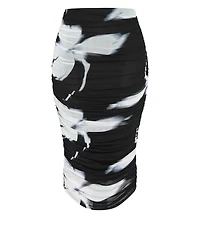 City Chic Women's Dana Blur Print Mesh Skirt