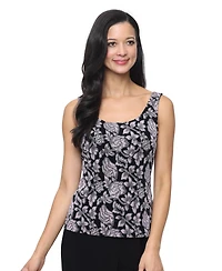 Alex Evenings Petite 3/4-Length-Sleeve Jacket and Sleeveless Top, 2-Piece Set