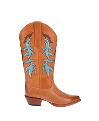 Malibu Beach Women's Premium Western Leather Boots Loni