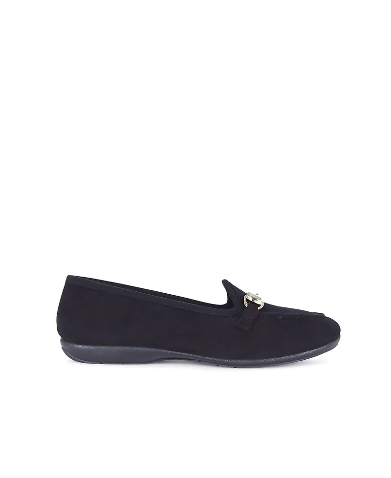 Menina Step Women's Royal Suede Buckle Slipper