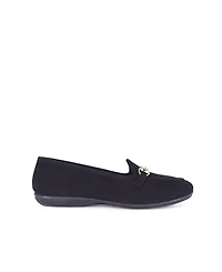 Menina Step Women's Royal Suede Buckle Slipper