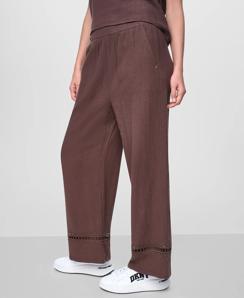 Dkny Jeans Women's Mid Rise Drawstring Pants