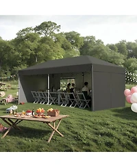 gaomon Pop Up Canopy Tent with 4 Sidewalls for Events, Parties, Camping