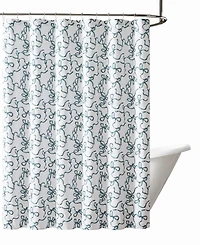 Truly Soft Printed Bow Shower Curtain, 72" x
