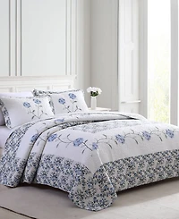 Beatrice Home Fashions Carnation Embroidered Sham, Standard