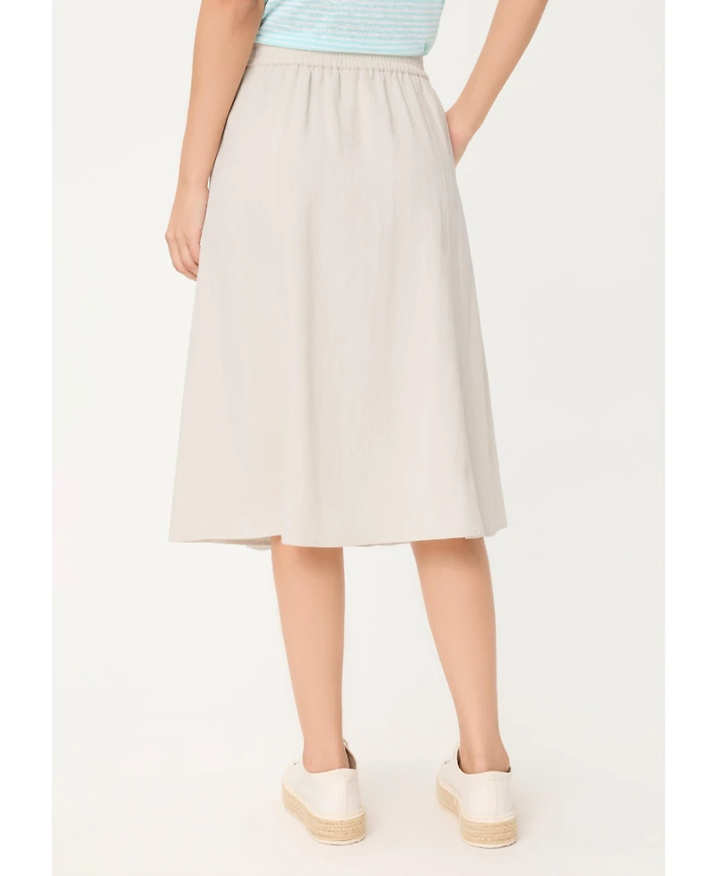 Olsen Women's Twill A-Line Skirt