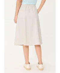 Olsen Women's Twill A-Line Skirt
