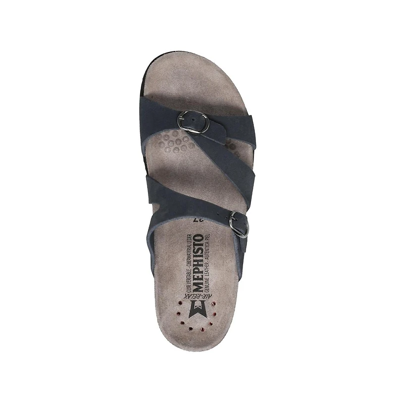Mephisto Women's Hannel Velvet Leather Sandal
