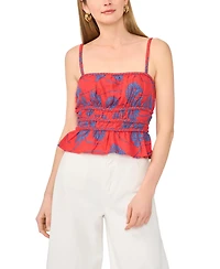 1.state Women's Smocked Bodice Top