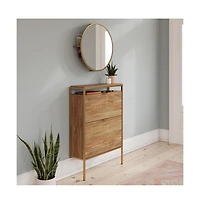 Sauder International Lux Storage Organizer, Sindoori Mango finish