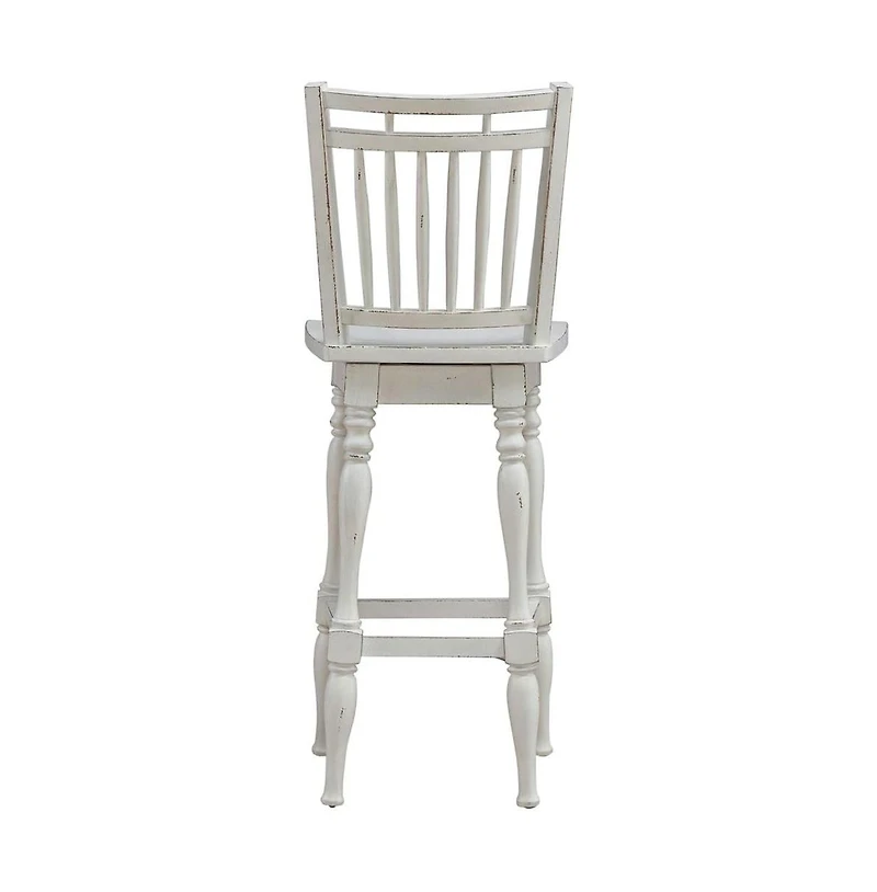 Liberty Furniture Industries, Inc. Spindle Back Swivel Bar Stools - Set of 2
