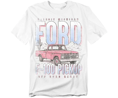 Mustang Men's Ford Trucks F100 Pickup Retro T-Shirt