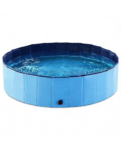 Gnuadz Foldable Pet Bath Pool Collapsible Tub Cat Wading Kiddie