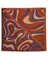 Steve Madden Swirly Girly Printed Square Scarf