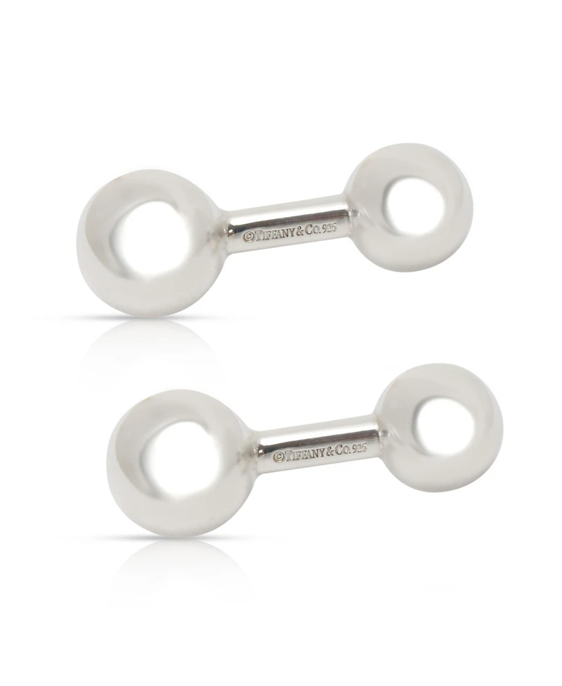 Pre-Owned Tiffany & Co Sterling Silver Ball Cufflinks