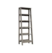 Sauder Trestle Open Shelving, Mystic Oak finish