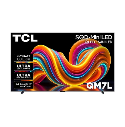 Tcl 98" QM7L Series 4K Mini Led Smart Google Tv Dolby Vision Hdr Gaming - 98QM7L